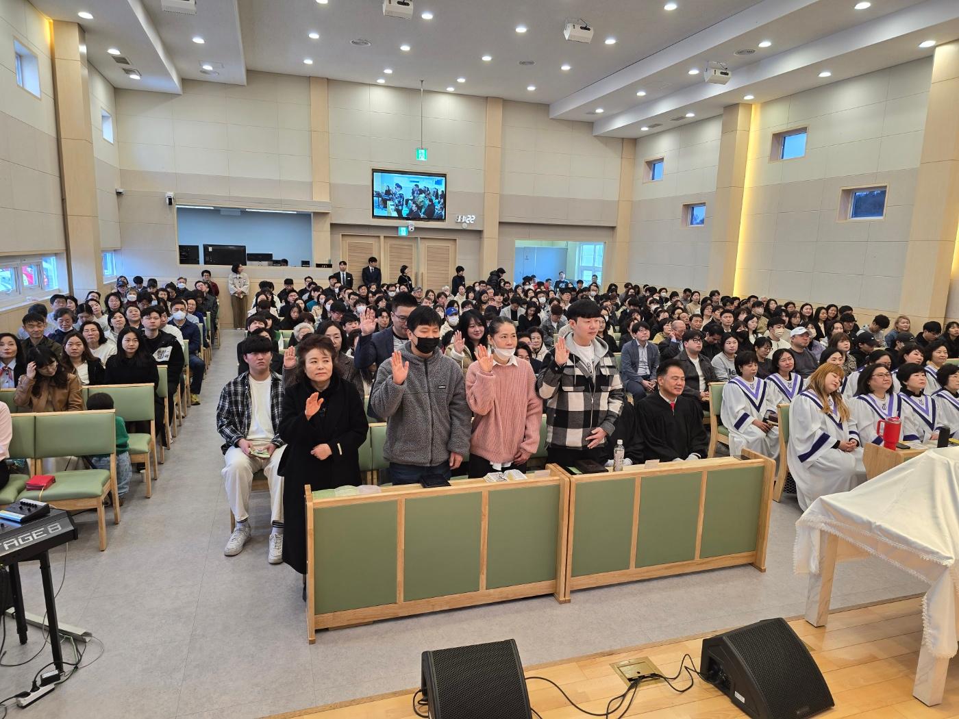 2025 종려주일 성찬식 학습,입교 사진 5
